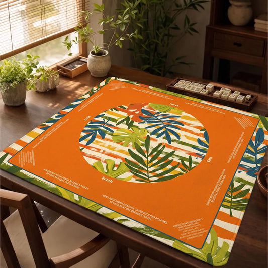 Citrus Palm Retreat – American Mahjong mat
