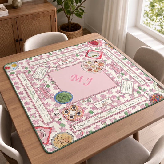 Pink Reverie – American Mahjong mat