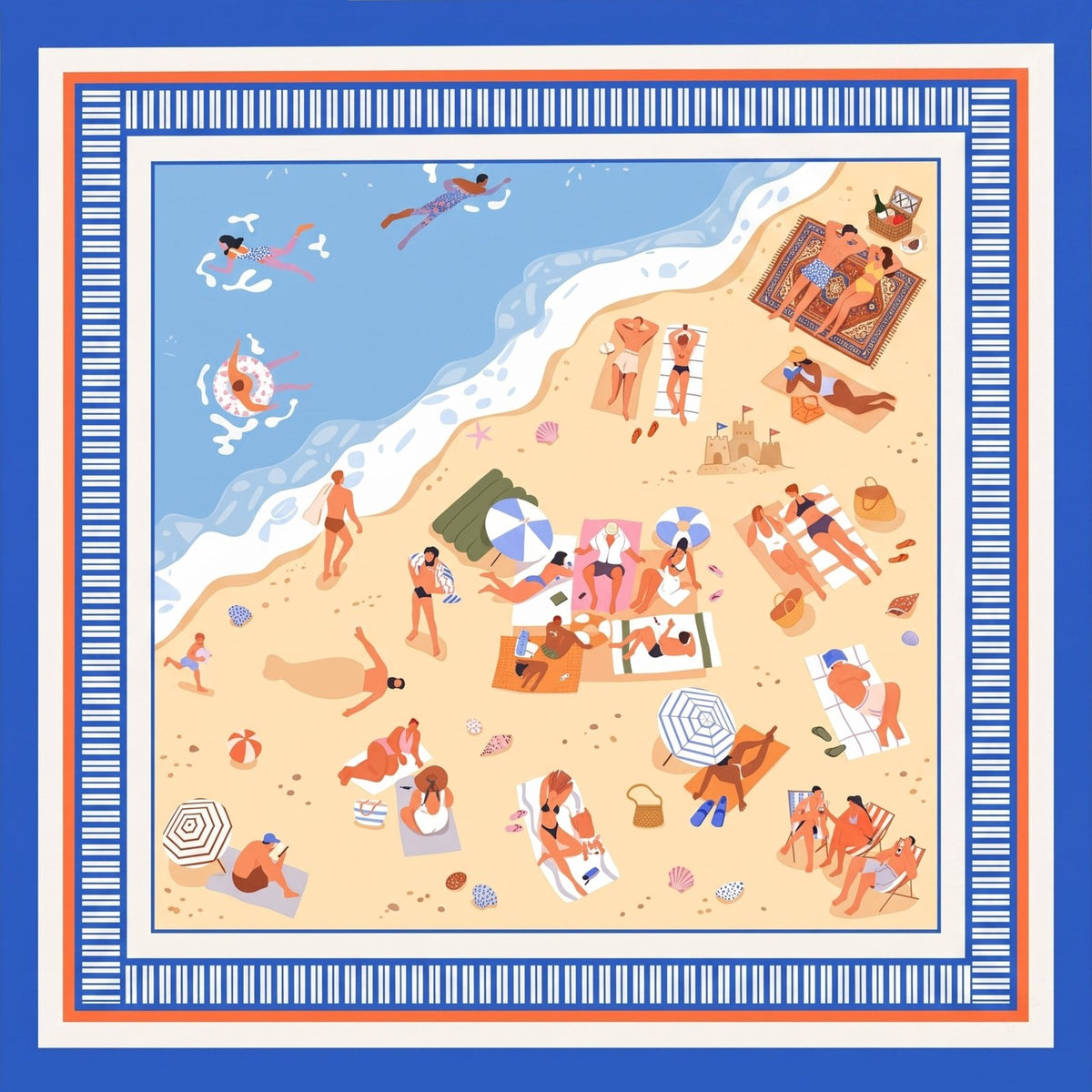 Summer Map – American Mahjong mat
