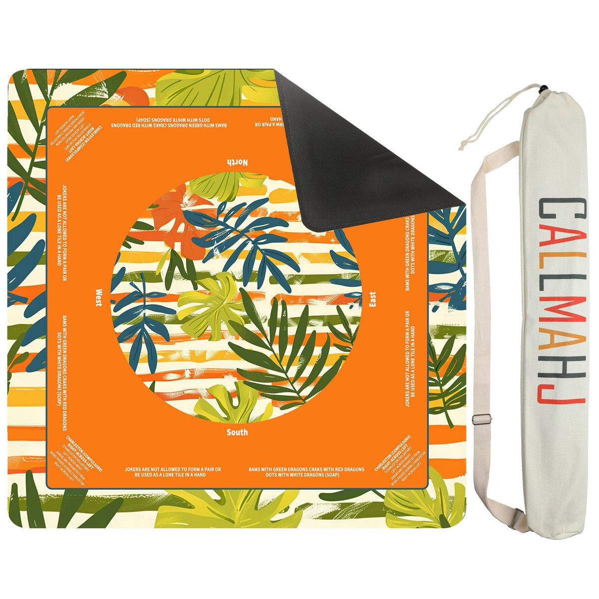 Citrus Palm Retreat – American Mahjong mat