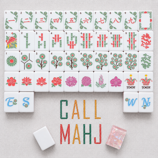 Rose Prism – American Mahjong tile set