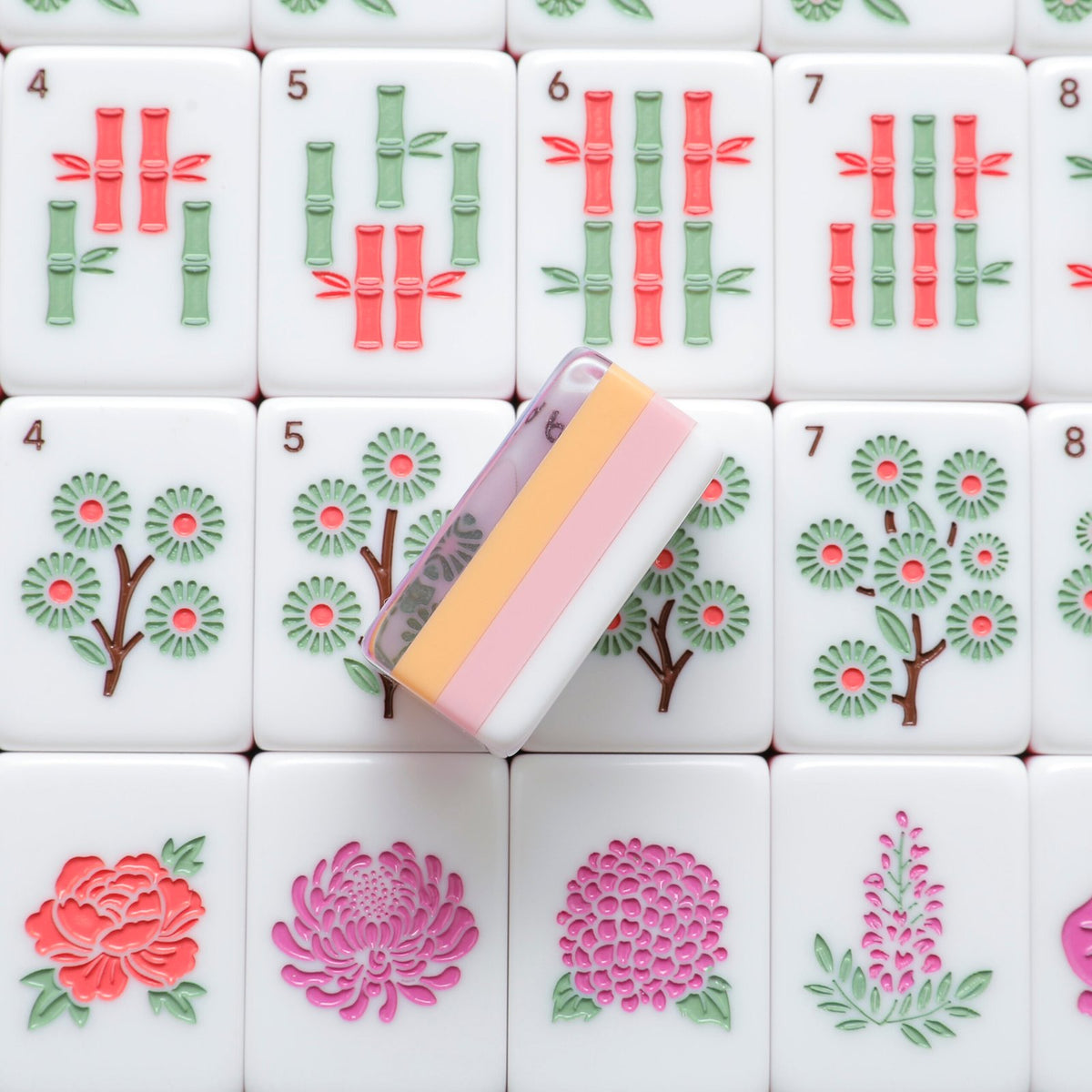 Prismatic Sunset – American Mahjong tile set