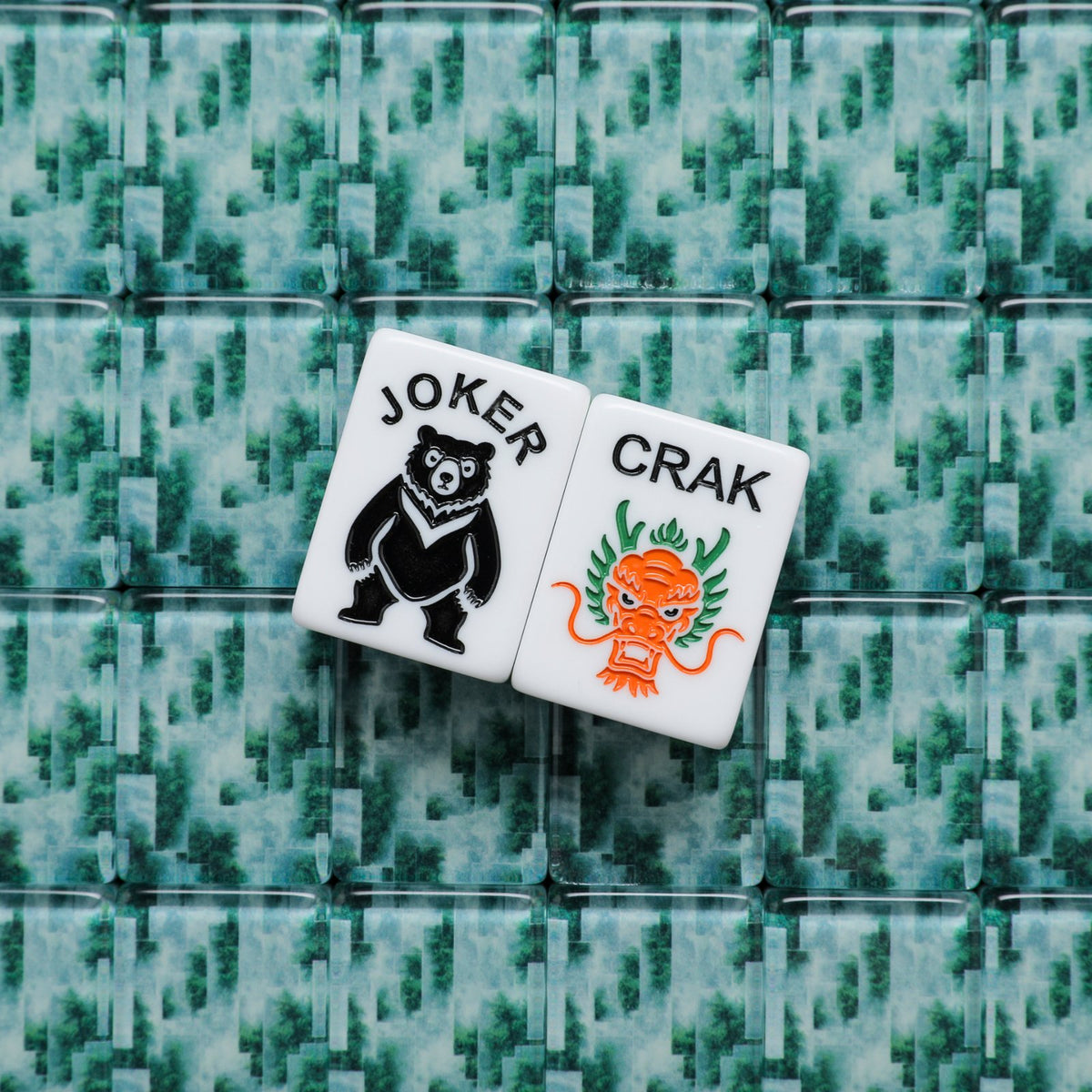 Emerald Knot – American Mahjong tile set
