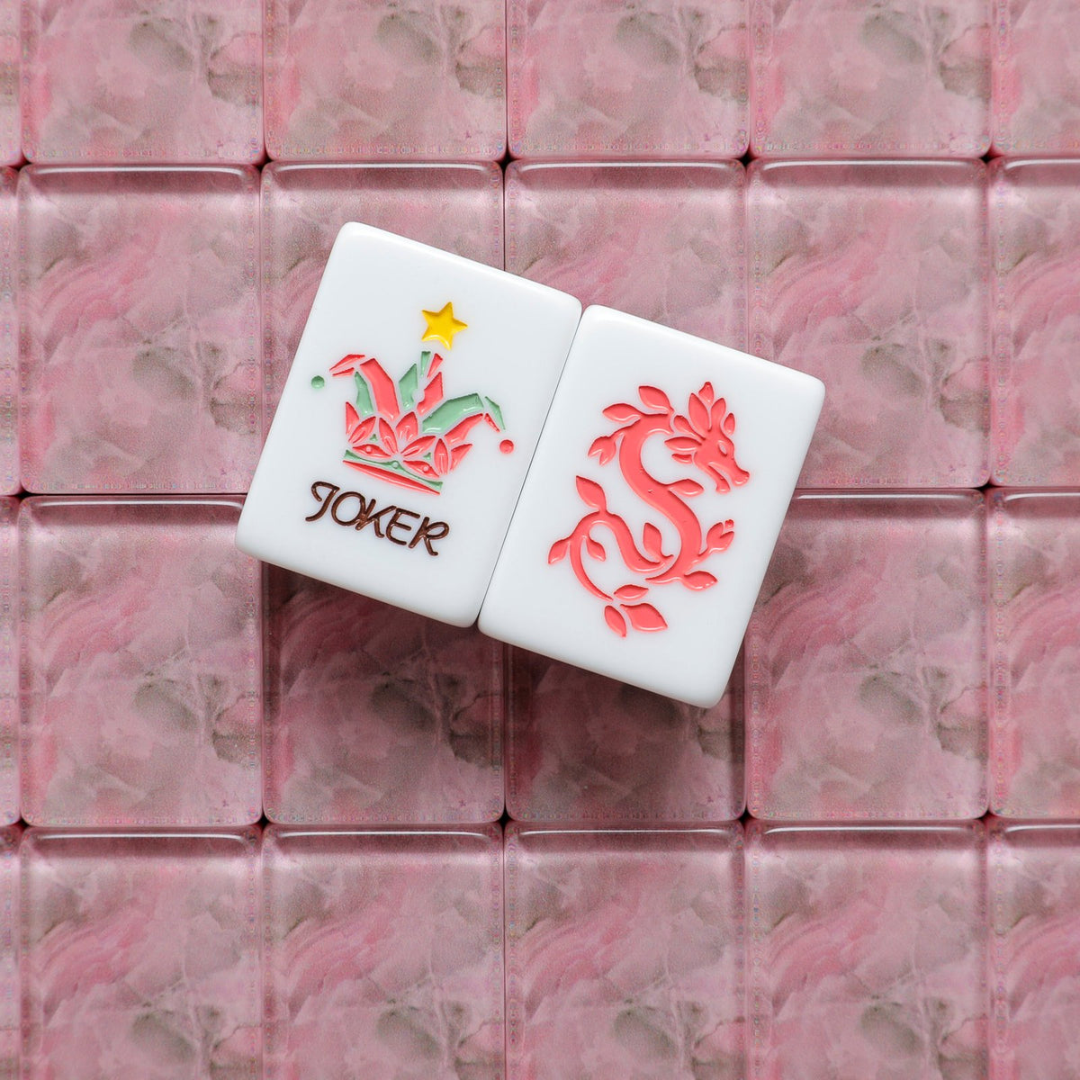Blush Cloud – American Mahjong tile set