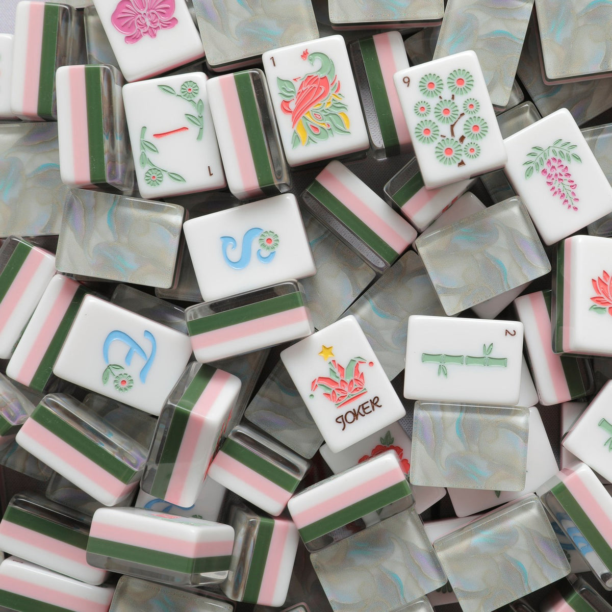 Pearl Ripple – American Mahjong tile set