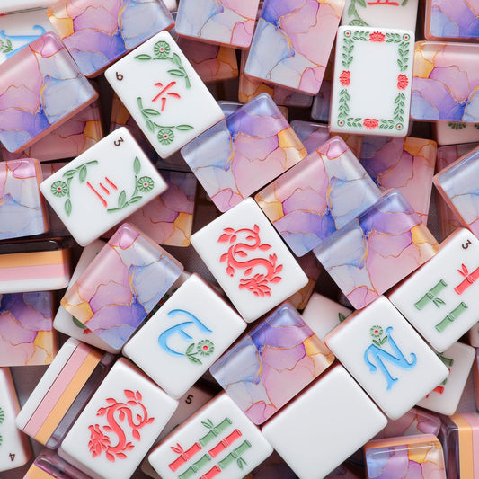 Prismatic Sunset – American Mahjong tile set