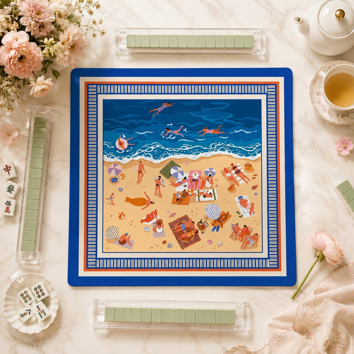 Blue Coast – American Mahjong mat