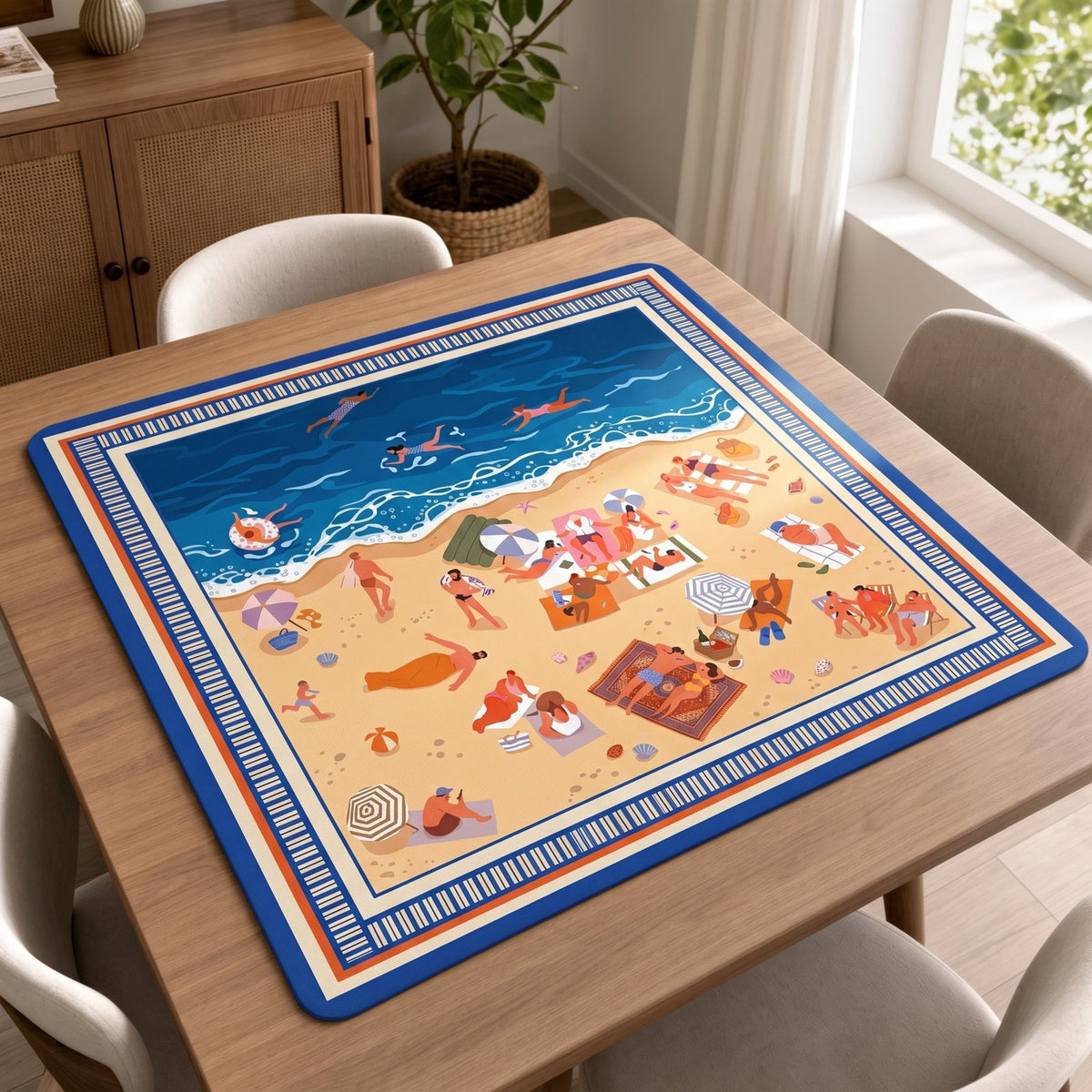 Blue Coast – American Mahjong mat