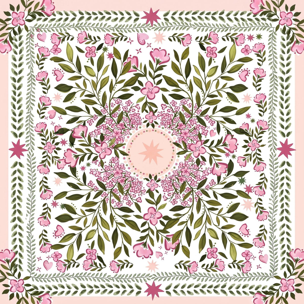 Botanical Daydream – American Mahjong mat