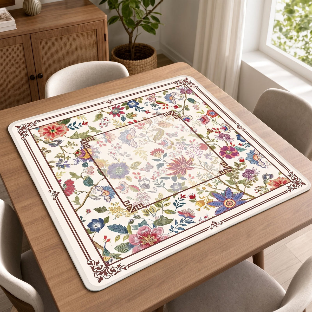 Heritage Floral – American Mahjong mat