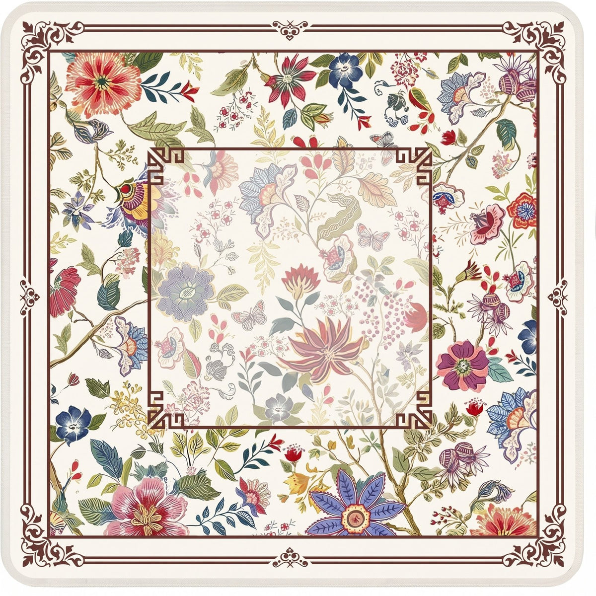 Heritage Floral – American Mahjong mat