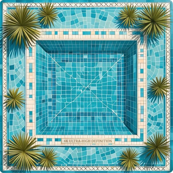 tropical-blue-mahjong-mat-03 Tropical Blue