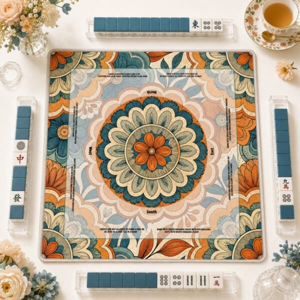 Teal Marigold Mandala