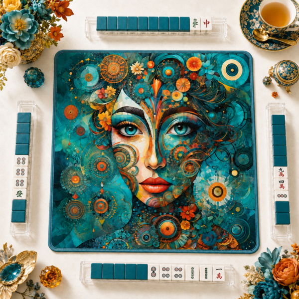 Teal Mosaic Muse